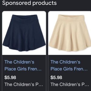 The Children's Place Girls' Knit Skater Skirt Lot